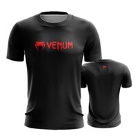 2025 Áo thun sợi nhỏ màu đỏ thời trang Venum / Microfiber Jersi / Jersey thăng hoa / Áo thun Jersey