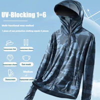 2025 Chất Lượng Dài Tay Dri-fit Ngụy Trang Chống Nắng Áo Khoác Bảo Vệ Nam Nữ Camo Thoáng Khí UPF 50 + Câu Cá Đi Biển Mỏng Mùa Hè Thể Thao Ngoài Trời Đi Bộ Đường Dài Áo Khoác Đen Trắng Xám