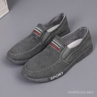 2025 Giày nam, giày thể thao canvas nam, giày thể thao thoải mái, thoáng khí, đa năng, giày chạy bộ cho sinh viên và công nhân