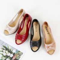 2025 Giày Sandal Nữ Mới Cho Mẹ, Giày Sandal Mùa Hè, Đế Mềm, Giày Nữ Trung Niên, Sandal Gót Trung Bình