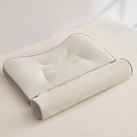 2025 Gối đệm bột kiều mạch mới có thể tháo rời, hỗ trợ cổ và thắt lưng 2 trong 1, gối hỗ trợ giấc ngủ thoải mái
