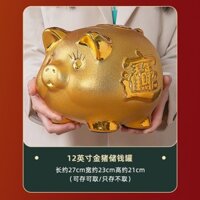 2025 Gốm Sứ Lợn Vàng Heo Đất Heo Con Heo Đất Không Chỉ Nhập Phong Cách Mới Bé Trai Tiết Kiệm Tiền Người Lớn Trẻ Em