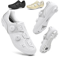 2025 Hàng Mới Về Chuyên Nghiệp Giày Đi Xe Đạp Đua Xe Đạp Đường Bộ SPD Cleat Giày Siêu Nhẹ Tự Khóa MTB Xe Đạp Giày Unisex Cleats