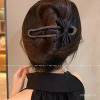 2025 Kẹp tóc đính kim cương mới, kẹp tóc cao cấp cho phụ nữ, kẹp lười cho phía sau đầu, kẹp tóc búi, phụ kiện tóc kẹp mỏ vịt