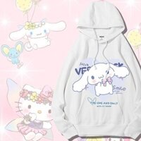 2025 Kuromi Và Hello Kitty Áo Khoác Nữ Sanrio Lấy Cảm Hứng Từ Áo Phong Cách Thu Đông Nhìn
