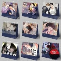(2025) Lịch để bàn IN HÌNH LOWTIDE JINX OMEGA COMPLEX BL chibi manga CHỮ NHẬT NGANG xinh xắn