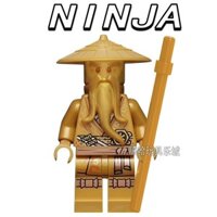 2025 Mô Hình Ninja Phantom Cao Mới Phiên Bản Giới Hạn Kỷ Niệm 10 Năm Master Wu Lloyd Nya Khối Xây Dựng Nam