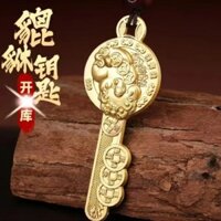 2025 Móc khóa vàng Pixiu mới, trang trí treo xe cung hoàng đạo, sáng tạo cho nam và nữ