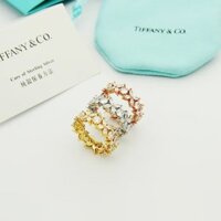 2025 Mới Cổ Điển Trang Sức Thời Trang Bảng Chữ Cái Vintage Ngựa Mắt Nhẫn pt950 Bạch Kim