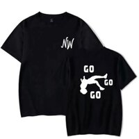 2025 Mới Đường Phố Quần Áo Nidal Wonder Go Go Merch Nữ Cổ Tròn Tay Ngắn Thời Trang Thoải Mái Lớn Tee