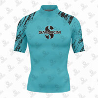 2025 MỚI Nam Tay Ngắn Rashguard Áo Bơi Đi Biển Sát Bơi Đi Biển Lặn Đồ Bơi Mùa Hè Lướt Rashguard Nhanh Khô Top