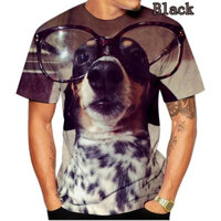 2025 Mới Nhất Phụ Nữ Nam Mùa Hè In 3D Kính Mắt Chó Nam Hipster