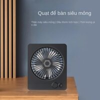 2025 mới siêu mỏng tường gắn quạt nhỏ usb sạc di động hiển thị kỹ thuật số cầm tay quạt
