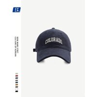 2025 Mũ Xuân Hè Nữ Thương Hiệu Thời Trang Thêu Chữ Mũ Bóng Chày Chải Lông Phong Cách Hàn Quốc Mũ Rộng Vành Mũ Mỏ Vịt Giảm Cân Cho Nam