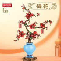 2025 Năm Rắn Tết Nguyên Đán Chậu Cây Khối Xây Dựng Lắp Ráp Các Hạt Đồ Chơi Giáo Dục Mô Hình Trang Trí Quà Tặng Năm Mới 2.2666
