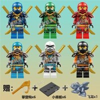 2025 Ninjago Lloyd Minifigure Mùa 19 Bộ đồ leo núi Zanya Kai Đồ chơi cho bé trai Dragon Rising
