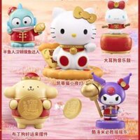 2025 Phải Thắng Khách Trung Quốc Năm Mới Sanrio Đồ Chơi Nàng Tiên Cá Hanton Cá Xấu Xí Kuromi Chó Lớn Quế Chó Pudding Chó