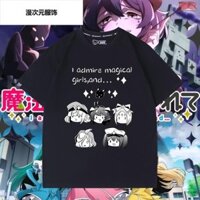 2025 Phong Cách Mới Giấc Mơ Trở Thành Cô Gái Ma Thuật Aragio Kivi Hàng Hóa Áo Thun Tay Ngắn Nam Nữ Cotton Nguyên Chất Quần Áo Đau Phù Hợp
