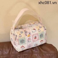 2025 Phong Cách Mới Hoạt Hình Mèo Trang Điểm Tiện Lợi Túi Vệ Sinh Đi Chơi Lưu Trữ Du Lịch Dung Tích Lớn Túi Xách Ba Chiều GH