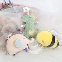 2025 Phong Cách Mới Làm Dịu Khăn Cho Bé Có Thể Lối Vào Răng Hàm Ngủ Với Búp Bê Sơ Sinh 0-3 Tuổi Tay Con Rối Ngủ Sang Trọng Đồ Chơi20250321