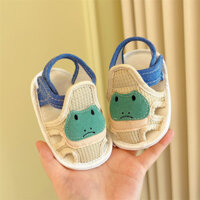 2025 Phong Cách Mới Mùa Hè Giày Sơ Sinh 0-1 Tuổi Giày Cho Bé Đế Mềm Giày Sandal Cho Bé Tập Đi Giày Vải Mùa Hè Handmade220250309