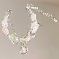 2025 Phong Cách Mới Sức Sống Rừng Tươi Vòng Tay Kẹo Bong Bóng Nguyên Bản Handmade Đính Hạt Bánh Quy Nana House20250402