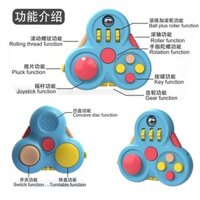 2025 Phong Cách Mới Tay Cầm Giải Nén Spinner Rubik 's Cube Game Fidget Spinner Trẻ Em Sáng Tạo Giải Nén Dụng Cụ Tiện Dụng Đồ Chơi Cậu Bé Quà Tặng Học Sinh20250328