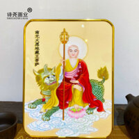 2025 Phong Cách Mới Tây Tạng Ksitigarbha Chân Dung Khung Ảnh Đồ Trang Trí Bodhisattva Tượng Phật Bộ Phật Thờ Tượng Toàn Bộ Trong Nhà Chuyên Dụng20250212