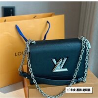 2025 Rey Bảo Quản Hộp Quà Tặng Bao Bì L Beg Xoắn Nước Ripple Da Thật Da Nữ Da Bò Túi Đeo Ngang Túi Dây Xích Kích Thước: 23 * 16cm Beg