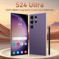 2025 S24 Ultra điện thoại thông minh 7.3 inch Android 4G/5G giá rẻ 8GB/256GB điện thoại rẻ cho học sinh Cảm ứng SIM kép