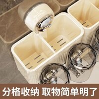 2025 Sản Phẩm Mới Giá Để Bàn Chải Đánh Răng Không Đục Lỗ Nước súc Miệng Cốc Chải Cốc Vệ Sinh Bóp Kem Đánh Răng Dụng Cụ Tiện Dụng Hộp Bảo Quản Răng20250122