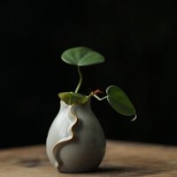 2025 Sản Phẩm Mới Mini Gốm Sứ Trung Quốc Retro Bình Thủy Canh Trang Trí Máy Tính Để Bàn Sáng Tạo Phòng Khách Hoa Sắp Xếp Zen Pend20250318