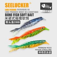2025 Sản Phẩm Mới Minnow Fish DBB Big Swing Mồi Giả Mồi Mềm Lễ Hội Cá Mềm Nước Ngọt Dài Đúc Ném Câu Cá Biển Chìm Chậm Loach Mồi20250326