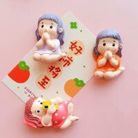 2025 Sản Phẩm Mới Rich Granny Beauty 3d Ba Chiều Tủ Lạnh Dán Từ Tính Hoạt Hình Sáng Tạo Dễ Thương Trang Trí Tủ Lạnh Miếng Dán Nam Châm Đá20250402