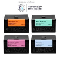 2025 | Sáp vuốt tóc BluMaan Heavy Hold Clay | Matte Cream Clay | Wax Fiber | Hydrating Pomade 71ml