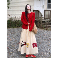 2025 Siêu Nóng Hôm Nay Phổ Biến Đẹp Độc Đáo Đẹp Cao Cấp Phong Cách Chanel Đỏ Phong Cách Mặc Trọn Bộ Váy✨0314✨