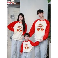2025 Tết Nguyên Đán Họ Phù Hợp Với Trang Phục Áo Khoác Năm Rắn Cặp Đôi Bộ Quần Áo Dài Tay