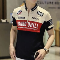 2025 Thoáng Mát In Hình Xe Máy Đi Xe Đạp Xe Máy Slim-fit Nam Nữ POLO Tay Ngắn Áo Sơ Mi POLO
