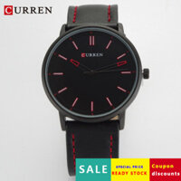 2025 thời trang thể thao CURREN dây 8233 dây da đồng hồ nam dây da đồng hồ nam đồng hồ thạch anh chống nước công sở thường ngày ANTI