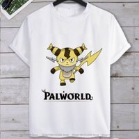 2025 Trò Chơi Mới Palworld Hoạt Hình Đồ Họa Áo Mùa Hè Camisa Humo Otaku Dạo Phố 3XL Quần Áo Nam Tee