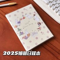 2025 Truyện Tranh B6 Gilding Sổ Tay Notebook Moomin Snoopy Lịch Trình Notebook 25.1.6