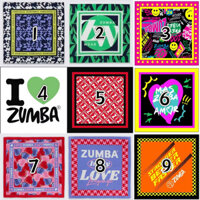 2025 zumba zumba ZW Phụ Kiện Thể Thao Khiêu Vũ Vuông Khăn Trùm Đầu Khăn quàng Cổ Vuông Phụ Kiện Khăn Tay Mũ Nam Nữ Cotton Polyester In Một Mặt Có Thể