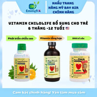 [2025/2026] Siro Multi CHILDLIFE vitamin tổng hợp cho bé MULTIVITAMIN MINERALS / LIQUID CALCIUM 6 tháng-12 tuoi -Emmy9x