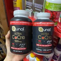 [2028 BILL+AIR] Viên Uống Hỗ Trợ Tim Mạch Qunol Ultra CoQ10 100mg của Mỹ