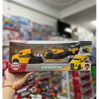 203725005 Bộ Đồ Chơi Xe Xây Dựng DICKIE TOYS Mack/Volvo Micro Builder Truck dành cho bé 3 tuổi trở lên