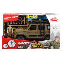 203834002 Bộ Đồ Chơi Xe Kiểm Lâm DICKIE TOYS Playlife-Ranger Set