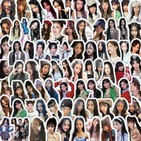 204 Tờ Hàn Quốc Nhóm Cô Gái NewJeans Dán Giá Trị Cao Ngoại Vi Để Bàn Sổ Tay Chống Thấm Nước Dán 3.28 wy