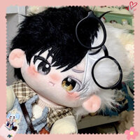 20cm Cm CHIẾN THẮNG Nhân Vật Mới Đẹp Trai Thuộc Tính Tóc Đen Trắng Búp Bê Cotton Dễ Thương Búp Bê Quà Tặng