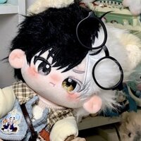 20cm Cm CHIẾN THẮNG Nhân Vật Mới Đẹp Trai Thuộc Tính Tóc Đen Trắng Búp Bê Cotton Dễ Thương Búp Bê Quà Tặng