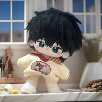 20cm Honkai: Star Rail Danheng Cotton Doll Trò chơi có thể hoán đổi cho nhau Búp bê phiên bản Q Tóc đen Mắt xanh Nhỏ thuộc tính Rồng xanh